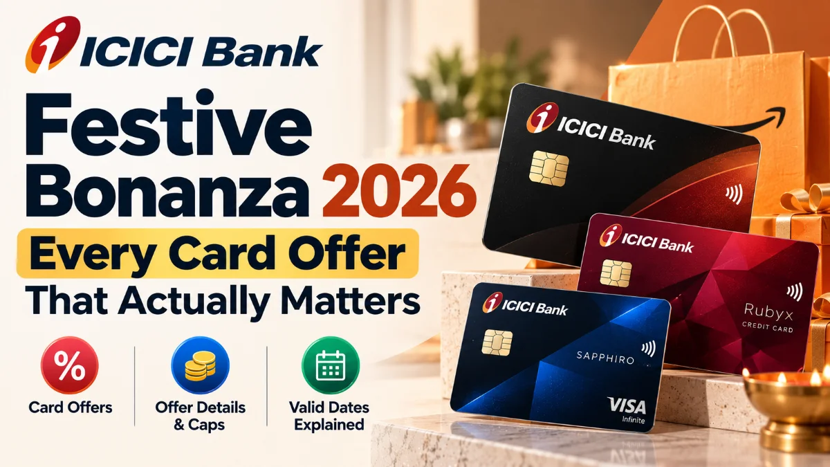 ICICI Bank Festive Bonanza 2026: Every Card Offer That Actually Matters
